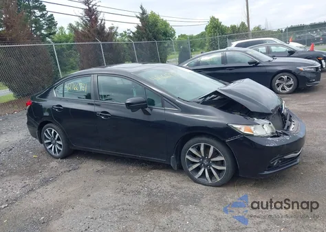 2014 Honda Civic Ex-L from USA, damaged, VIN 19XFB2F97EE223513